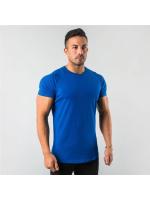 Moda Masculina Slim Fit Camiseta de Manga Corta para Fitness Diseño Muscular para Corredores - details 15