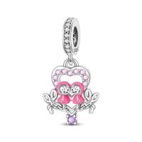 Abalorio Original de Plata de Ley 925 para mujer, abalorio de alta calidad adecuado para pulsera DIY, cuentas de amor para el Día de San Valentín, regalos de joyería para fiesta, nuevo - details 17