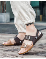 Sandalias de verano para hombre, de talla grande, con agujeros, punta abierta, suela gruesa, para exteriores y playa - details 8