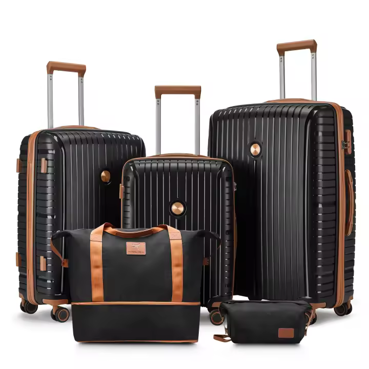 Juego de Maletas PP con Cerradura TSA Bolsa Ampliable de 360 Grados con 4 Ruedas - 1