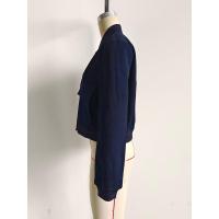 BUNO-Chaqueta Bomber de manga larga de Color liso para mujer, abrigo Vintage con cremallera a la moda, Tops, chaquetas básicas holgadas elegantes para mujer - details 9