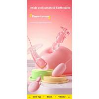 Embalaje privado SEX Vibradores clítoris 2 en 1 para mujeres con huevo, tapón anal, consolador masajeador, masturbador, orgasmo, bola vaginal, juguetes sexuales para adultos - details 0
