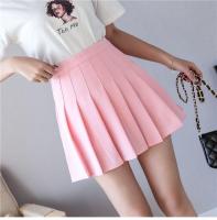 Falda plisada blanca para mujer de cintura alta, cierre de cremallera, estilo preppy, moda estudiantil, danzas en negro - details 22