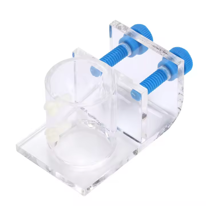Tubo de agua acrílico transparente, accesorio de tubo suave para acuario (accesorio de un solo orificio) - 1