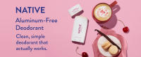 Native aluminum-free deodorant women's line