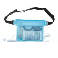 Bolsa gruesa impermeable para teléfono, bolsa impermeable de cintura plegable transparente, bolsa de almacenamiento suave subacuática para natación, deportes al aire libre - details 3