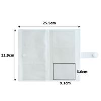 Álbum de fotos transparente de alta calidad de 3 pulgadas, de PP, con múltiples bolsillos intersticiales esmerilados, para colección de tarjetas DIY, regalos. - details 15