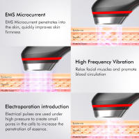 Máquina de elevación para el cuidado facial con microcorriente EMS, masajeador de elevación facial y de cuello con microagujas RF, máquina cosmética para esculpir Ems - details 5