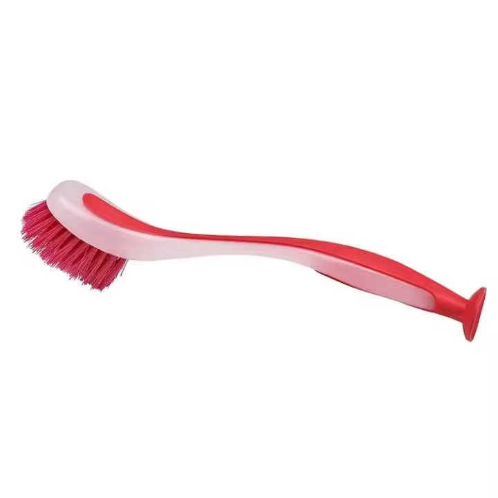 Cepillo para botellas largo y asequible de alta calidad, herramienta de limpieza de silicona respetuosa con el medio ambiente y sostenible, cepillo para lavavajillas - 1