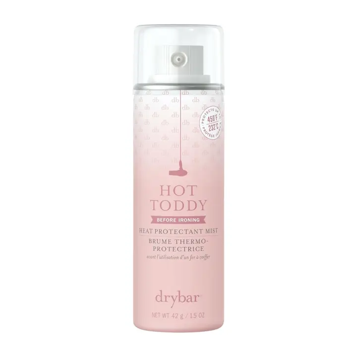 Aroma Drybar Hot Toddy Mist Blanc - Tamaño completo |   El protector ligero para el cabello protege del calor y con rizado y alisado. - 1