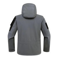 Chaqueta Táctica de Piel de Tiburón Impermeable, Abullonada, Vestuario de Caza al Aire Libre - details 6