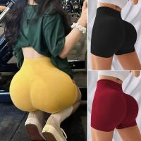 XS/S/M/L pantalones cortos de para mujer, pantalones cortos de Yoga, pantalones cortos de entrenamiento para gimnasio, pantalones cortos para correr de cintura baja, moda sin costuras - details 4