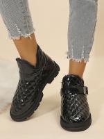 Botas cálidas de nieve para mujer, botines de felpa con hebilla, invierno, 2023 - details 19