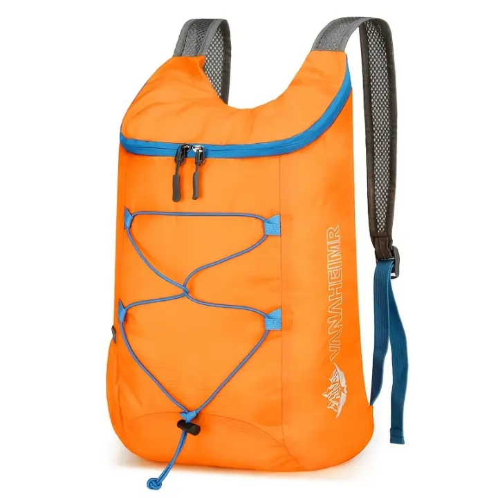 Mochila Deportiva Portátil Multifuncional Pequeña, Bolsa de Almacenamiento Ligera Plegable para Hombres Camping Senderismo Viajes Mochila - 1