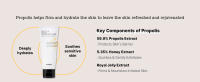 propolis firm hydrate refresh rejuvenate soothe sensitive skin honey royal jelly nourish exfoliate