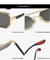 Gafas de sol cuadradas vintage para hombre, gafas de sol Steampunk, gafas de moda estilo punk retro para mujer, gafas de sol retro - details 11