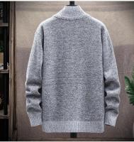 Cardigánes de Punto para Hombres en Invierno Cuellos Elevados, Gruesos, Moda Casual - details 9