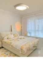 Lámpara de Techo para Dormitorio Moderna Minimalista LED Estilo Cremello de Resina - details 0