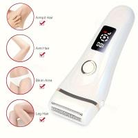 Afeitadora eléctrica recargable con pantalla LED para mujer, depilación indolora para todo el cuerpo - details 3
