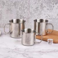 Taza de acero inoxidable con asa plegable, armas de fuego portátiles, taza, accesorios para acampar al aire libre, 1 pieza. - details 11