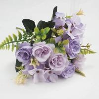 Hermosos Rosas de Otoño Flores Artificiales de Seda Peonia Hidragenea Ramo de Novia Grande para Boda y Fiesta en Casa DIY - details 9
