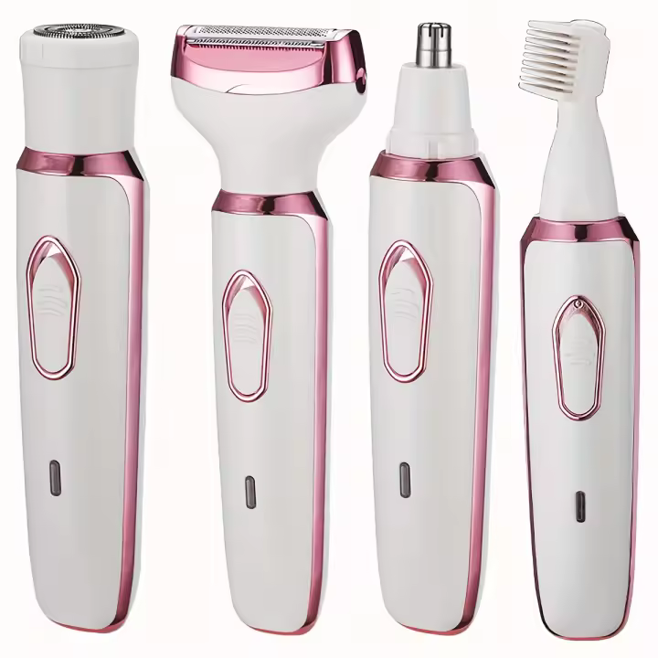 Depiladora corporal 4 en 1 para mujeres, maquinilla de afeitar eléctrica para vello de axila, Bikini, piernas, vello púbico - 1