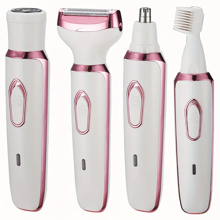 Depiladora corporal 4 en 1 para mujeres, maquinilla de afeitar eléctrica para vello de axila, Bikini, piernas, vello púbico - 1