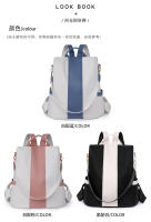 Mochila de cuero para mujer, bolso de hombro pequeño, mochila simple de moda, mochila antirrobo para mujer - details 2