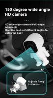 Car Baby Care Monitor HD Visión Nocturna Monitor Ajustable y Cámara Monitor Cristal Adsorbente No Ocupa Espacio - details 2