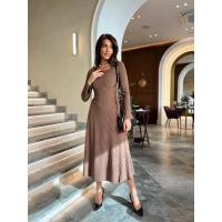 Vestido de punto elegante para mujer con cuello cuadrado, estilo, elegante y curvilíneo, perfecto para la fiesta de bailarina - details 19