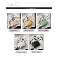 Bolso de gran capacidad de color sólido para mujer 2025 nuevo bolso de mensajero de hombro de moda bolso cuadrado pequeño simple de estilo extranjero bolso de mujer - details 0
