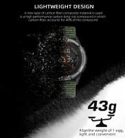 NORTH EDGE ALPS-reloj con brújula de fibra de carbono para hombre, Original, correa de nailon, resistente al agua hasta 50M - details 2