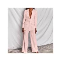 Conjunto de traje profesional para mujer, tela saludable de Color sólido, conjunto de dos piezas, primavera y otoño, superventas - details 1
