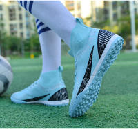 Zapatos de fútbol de marca para hombre, botas de fútbol de tobillo alto, calzado deportivo de entrenamiento, tacos cómodos, zapatillas de deporte FG/TF Match - details 32