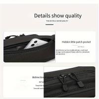Mochila táctica impermeable multifuncional con correas acolchadas ajustables para senderismo, ciclismo y carrera, diseño ligero, disponible en 3 colores (negro, caqui, verde militar). - details 1
