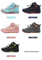 Botas de senderismo tobilleras de marca para niños, zapatillas de senderismo antideslizantes, calzado de escalada de montaña al aire libre, calzado deportivo Unisex para niños - details 3