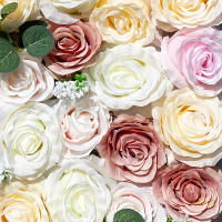 Paneles de flores artificiales para pared, telón de fondo para Banque, fiesta de boda, decoración del hogar, 12 piezas, 15,75x23,62x0,79 pulgadas - details 8