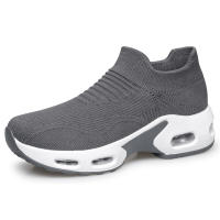 Nuevos zapatos para correr con colchón de aire para hombres y mujeres, zapatos deportivos transpirables,gris oscuro - details 7