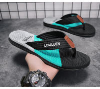 Chanclas de Verano para Hombre, Sandalias Antideslizantes de Bloques de Color para Exteriores, Chanclas de Suela Suave para Hombre, Chanclas de Punta Vietnamita para Conducir - details 14