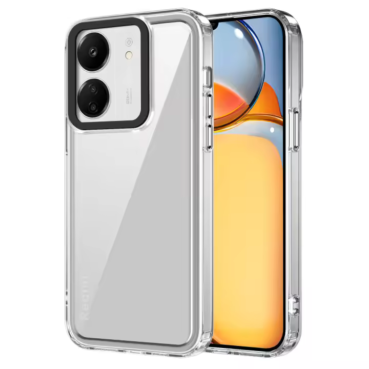 Funda de TPU y Acrílico Transparente Para Xiaomi Redmi 13C - 1