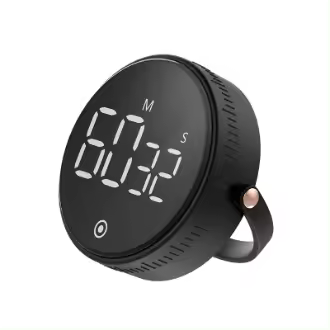 Temporizador digital magnético, despertador con cuenta regresiva manual, cronómetro mecánico, ducha, temporizador de cocina - 1