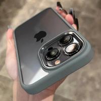Funda de Metal con Marco para iPhone Cubierta Suave de Acrílico Transparente a Prueba de Golpes - details 6