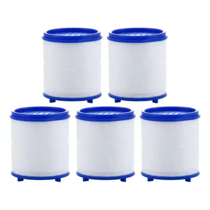 360 ° Adaptador giratorio de algodón PP para suavizar, purificador de baño, cabezal de ducha, filtro de agua - 1