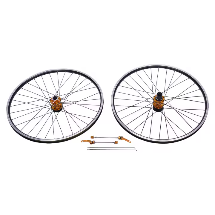 Juego de ruedas delanteras y traseras para bicicleta de montaña, Llanta de Aleación de aluminio, freno de disco, 27,5 pulgadas - 1
