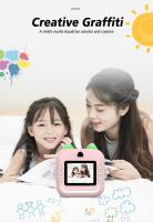 Cámara de impresión instantánea para niños, cámara de Video fotográfica Digital con impresora térmica, juguete de regalo de cumpleaños para niños y niñas - details 2
