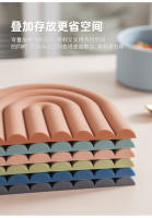 Mantel de Mesa de Silicona Arcoiris Posavasos Resistentes al Calor para Platos Calientes - details 7
