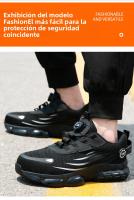 Zapatos de Seguridad para Trabajo Tejidos Voladores con Botón Resistentes al Desgaste, Cómodos, Ligeros y Transpirables para Hombres - details 13
