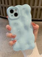 Funda Protectora para iPhone 14 Pro Max, 11, 15 Color Sólido Azul Cremallera Adecuada - details 4