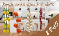 cebolla artificial Fruta Vegetal Artificial decoración de ajo artificial Artificial Pimiento Rojo
