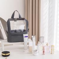 Bolsa de hombro para brochas de maquillaje profesional, contenedor de cosméticos de tela Oxford ligera, bolsa de almacenamiento de cosméticos transparente impermeable - details 19